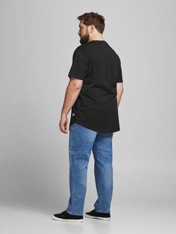 T-Shirt 'Noa' Jack & Jones Plus en noir