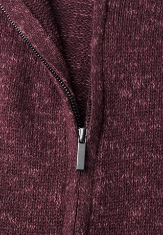 STREET ONE Knit Cardigan in Red
