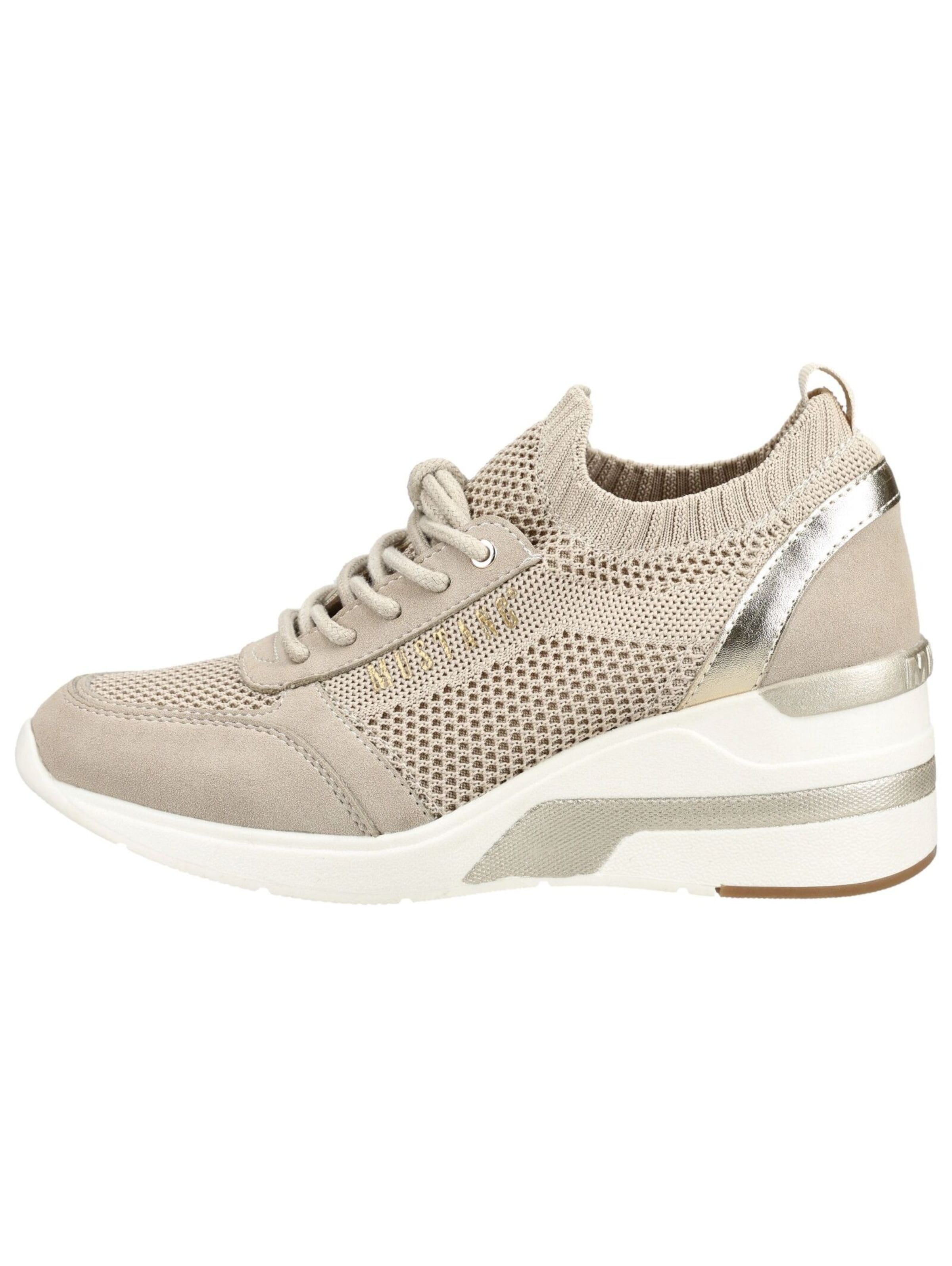 MUSTANG Platform trainers in Beige