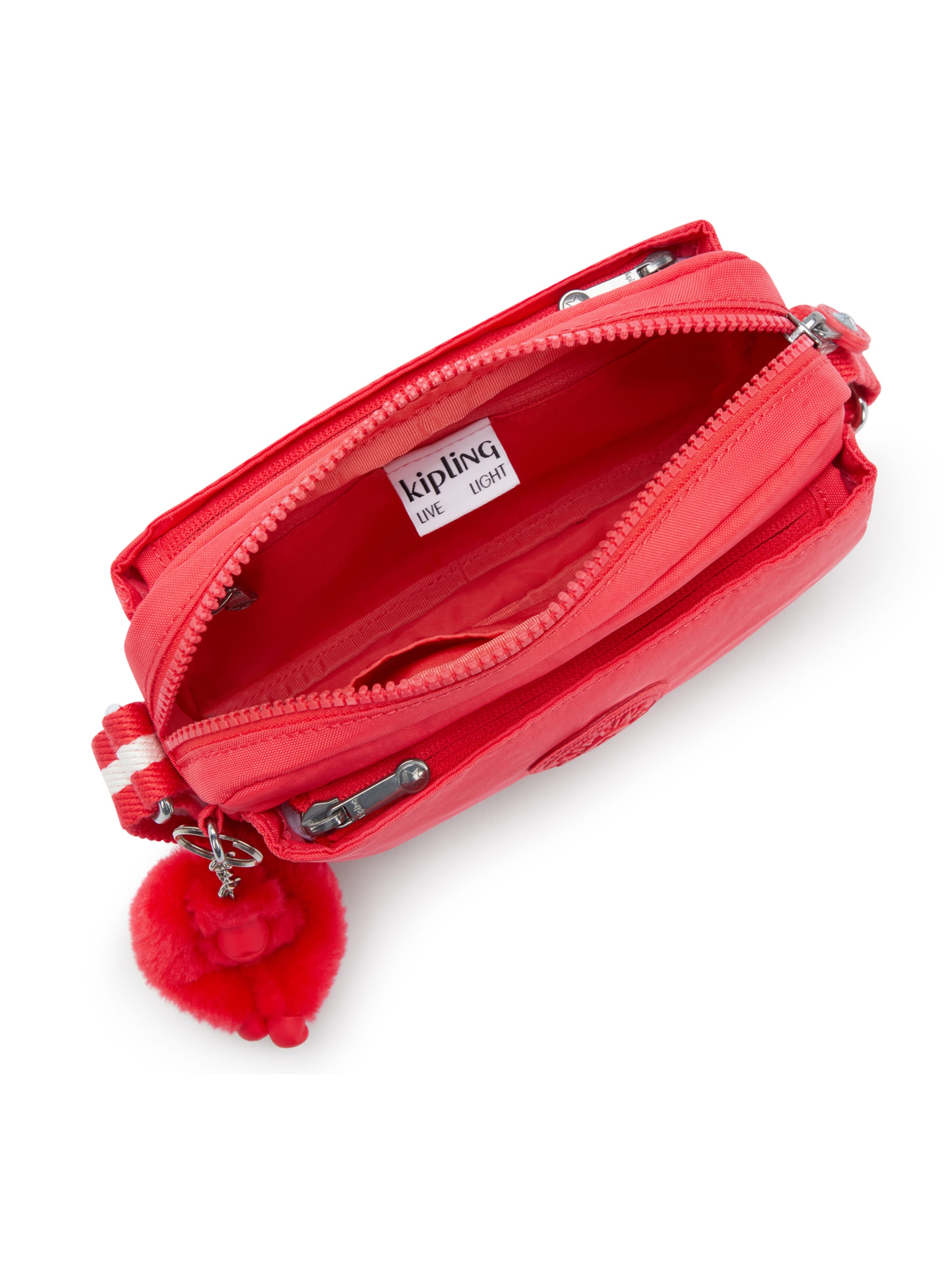 KIPLING Taška cez rameno 'ABANU' - Červená