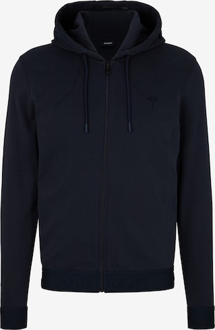 JOOP! Zip-Up Hoodie in Blue: front