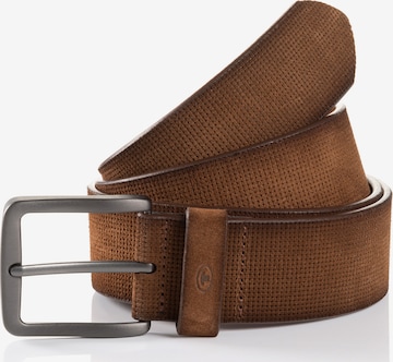 TOM TAILOR Belt 'BART' in Brown: front