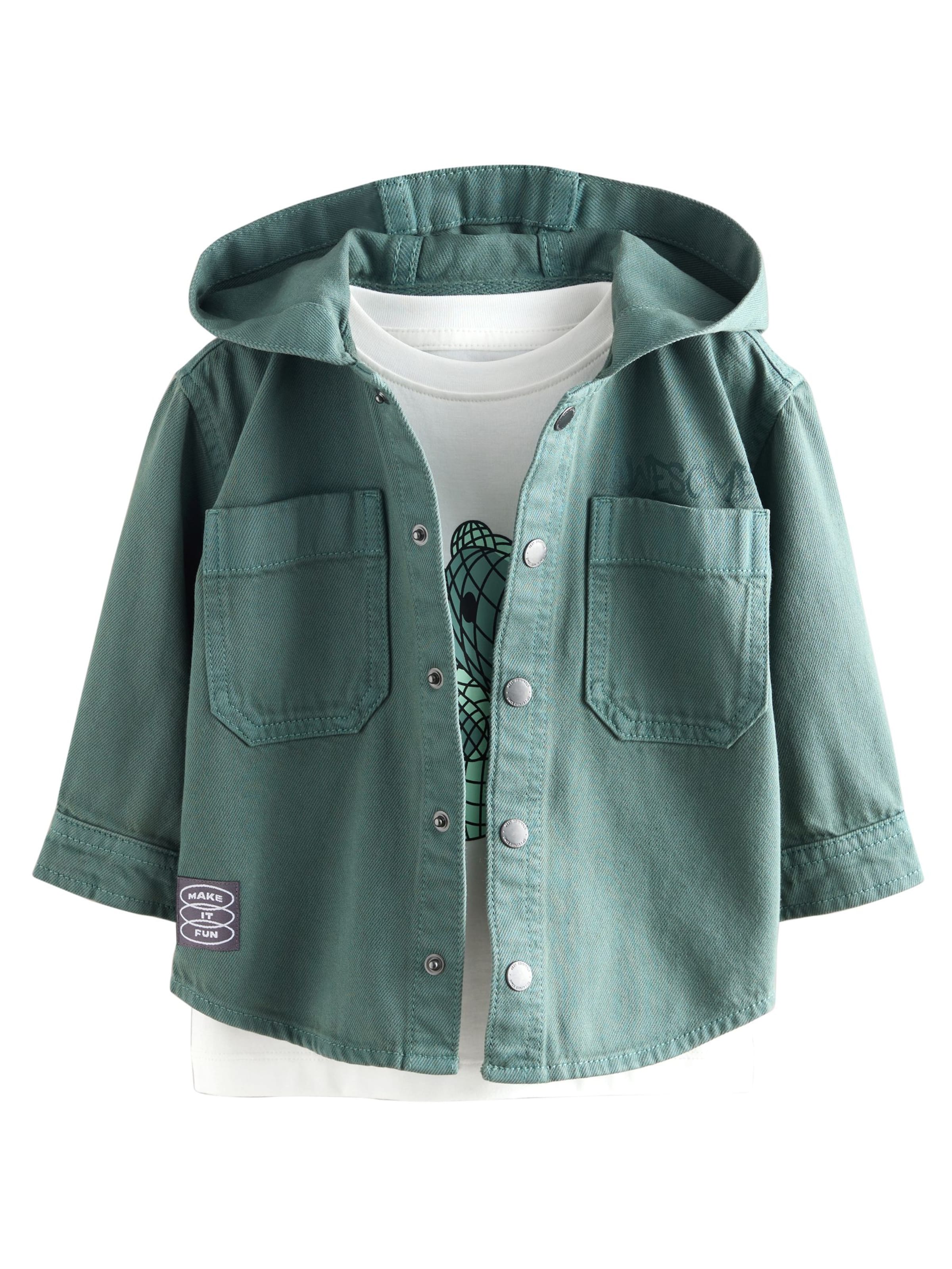 Next Μπλουζάκι σε πράσινο: μπροστά