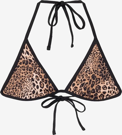 Bershka Bikini gornji dio u bež / smeđa / crna, Pregled proizvoda