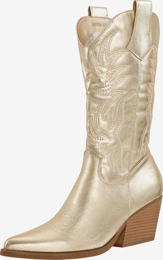 Salinyang Cowboystiefel in gold, Produktansicht