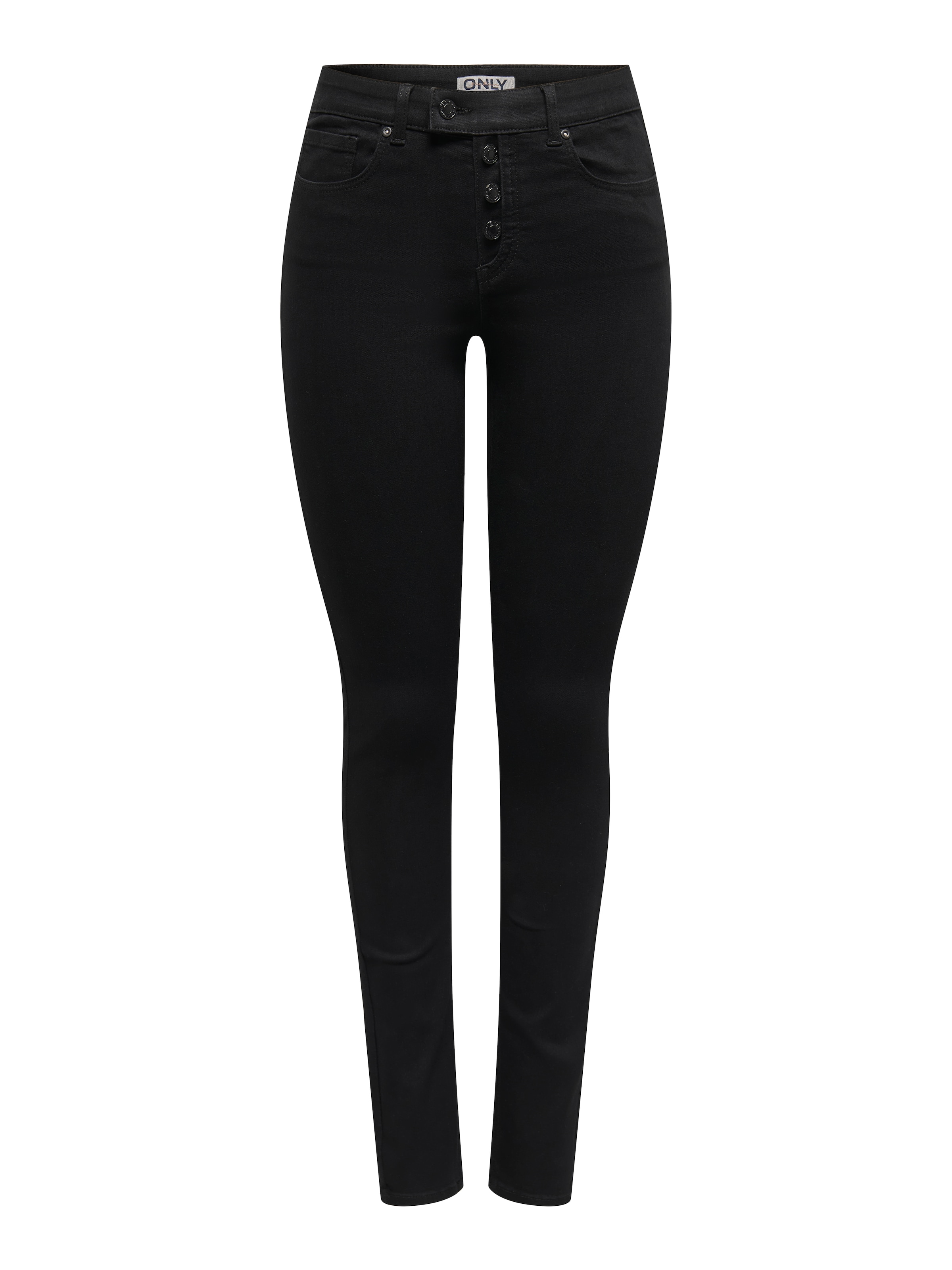 Skinny Jean 'ONLWAUW' ONLY en noir : devant