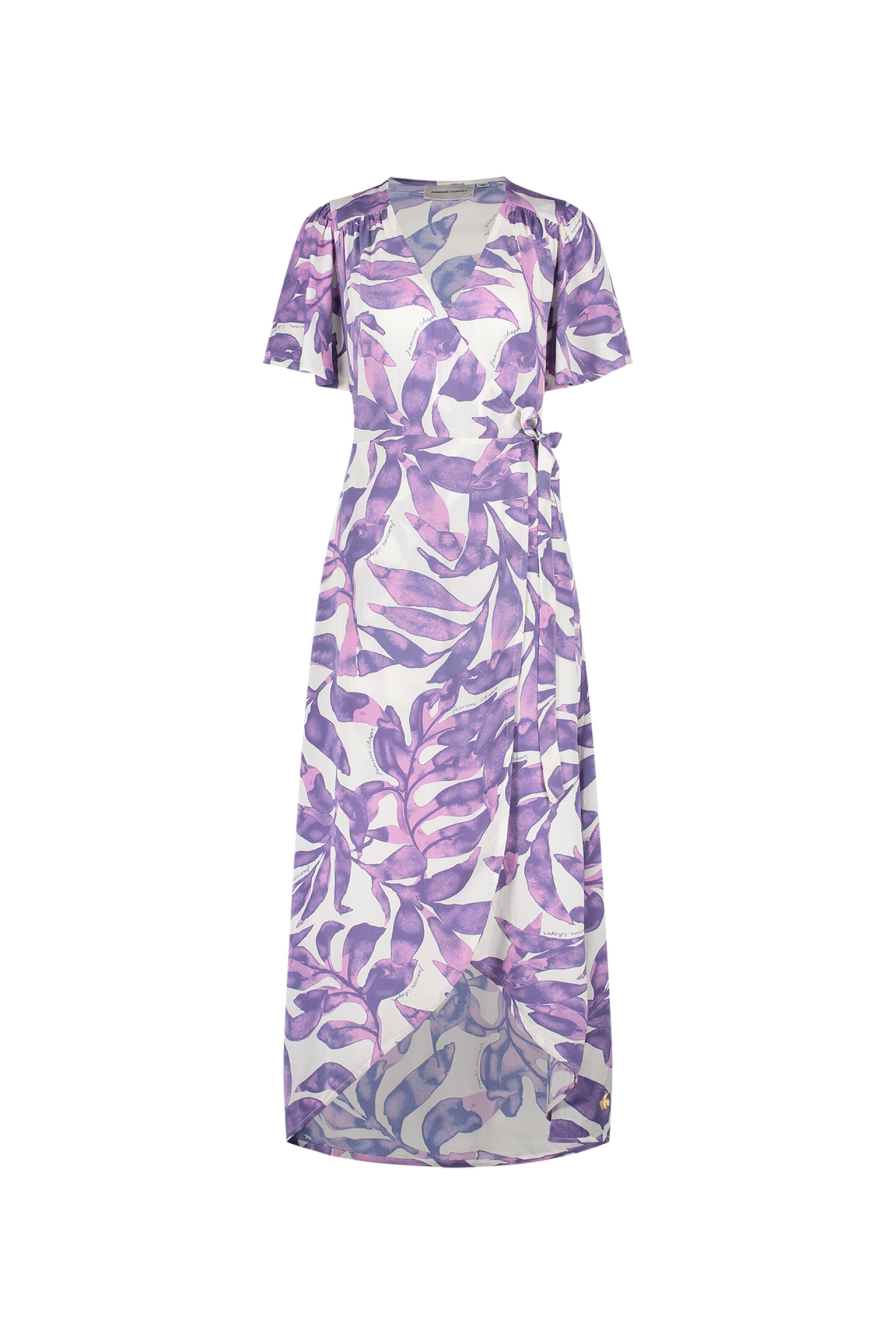 Fabienne Chapot Jurk 'Archana' in Lila: voorkant