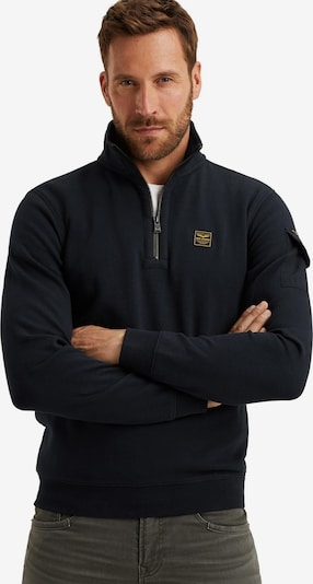 PME Legend Collegepaita 'Pullover with half-zip' koossa S värissä tummansininen, Tuotenäkymä