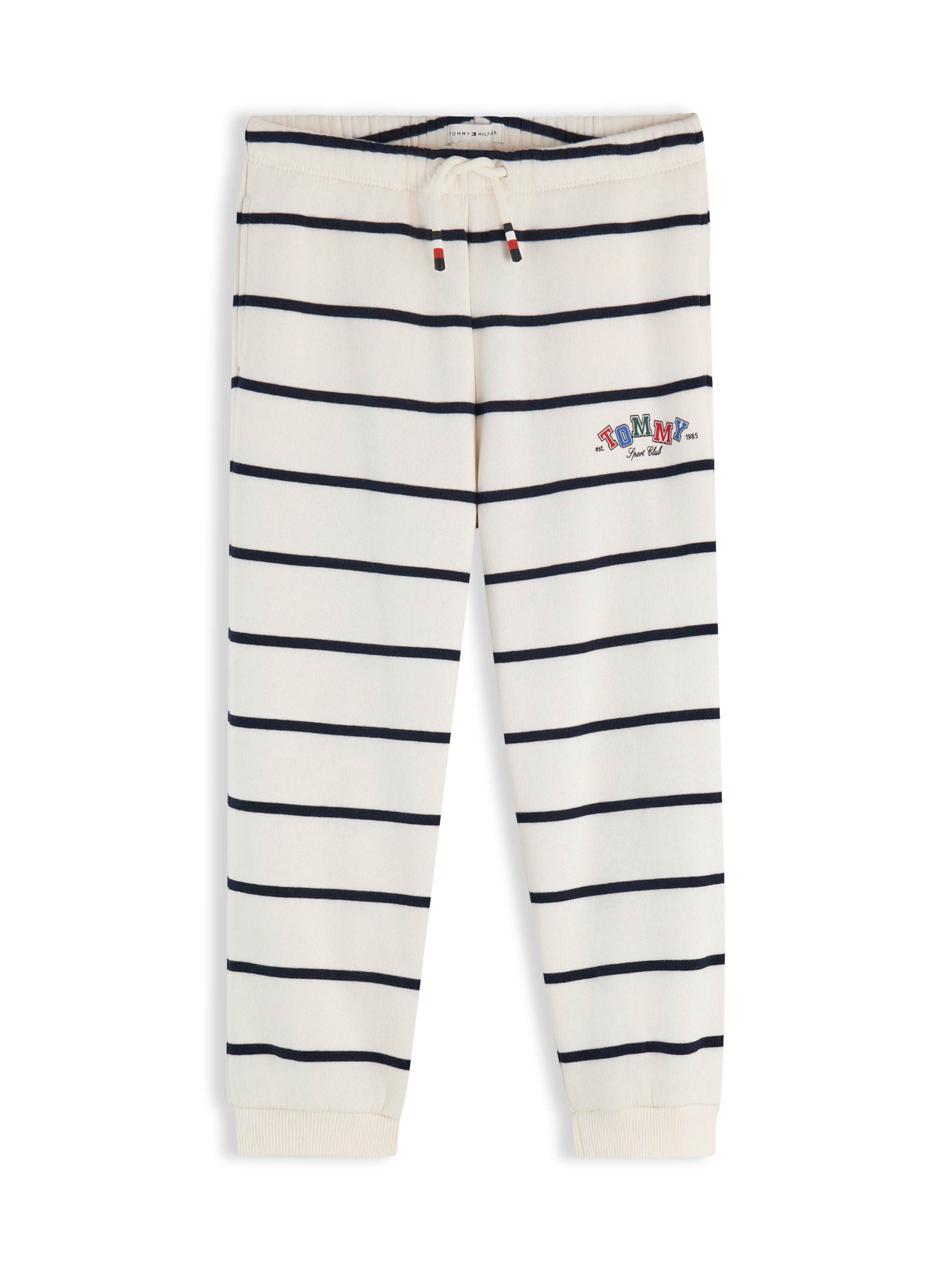 TOMMY HILFIGER Tapered Broek in Wit: voorkant