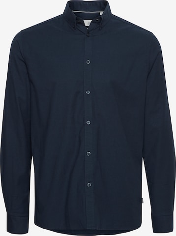 !Solid Button Up Shirt 'SDVal' in Blue: front