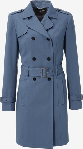 Aniston CASUAL Between-Seasons Coat in Blue: front