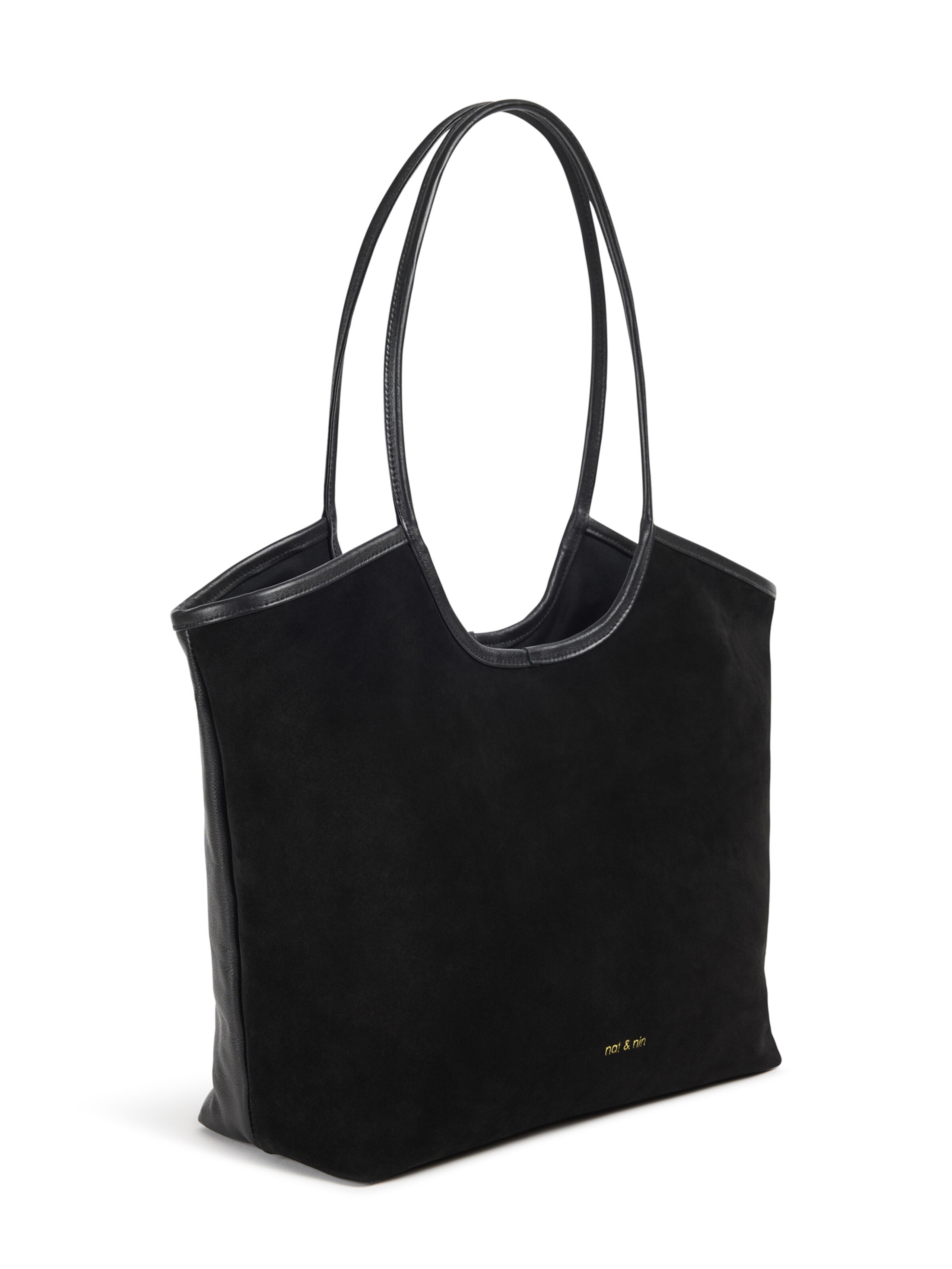 Nat&Nin Nákupní taška 'Milan' – černá