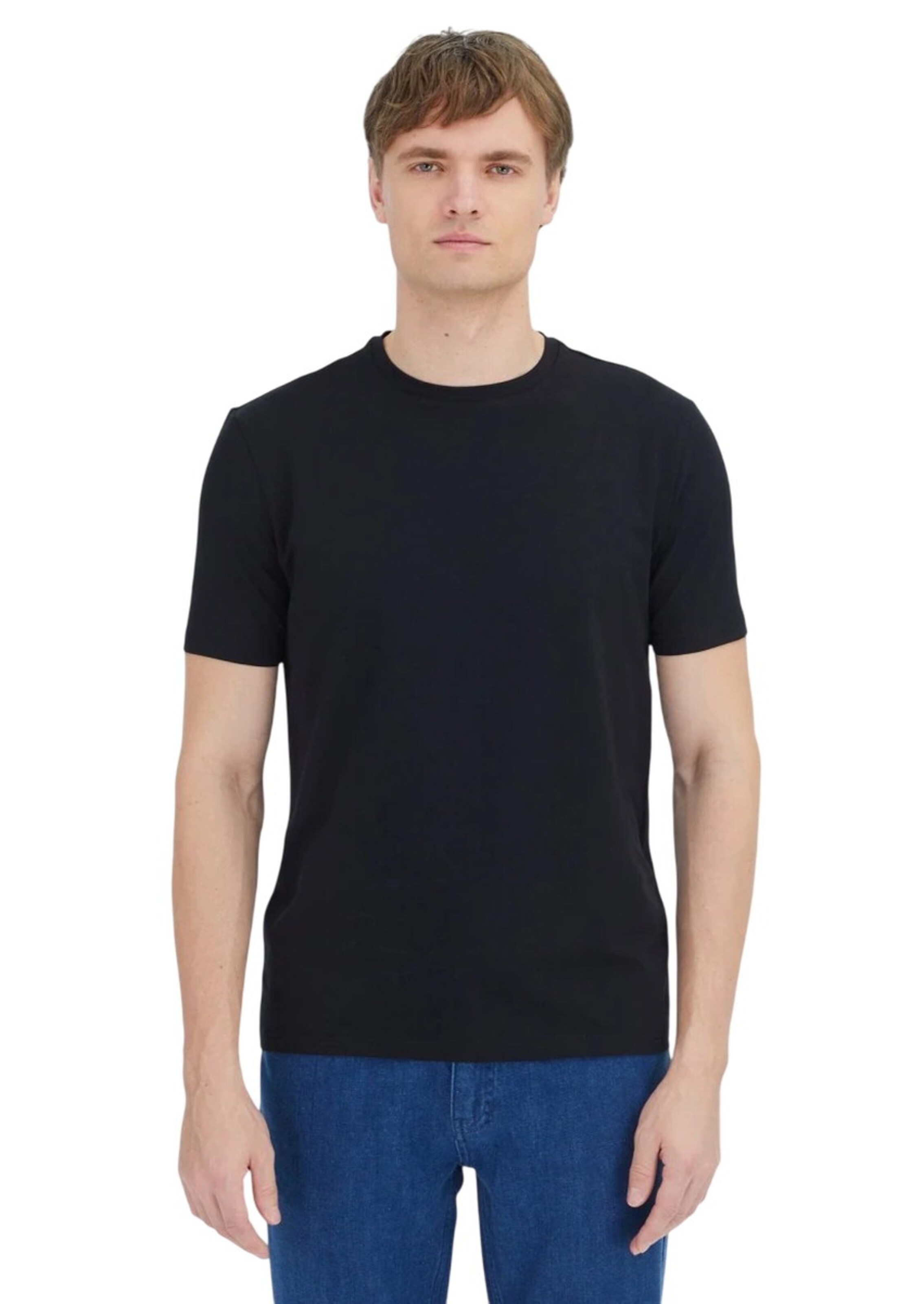 Ramsey Shirt in Zwart: voorkant