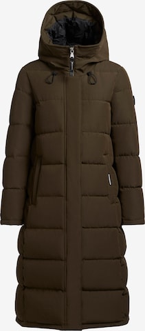 khujo Zimní kabát ' DEVION ' – zelená: přední strana