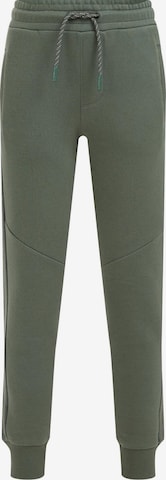 Pantalon WE Fashion en vert : devant