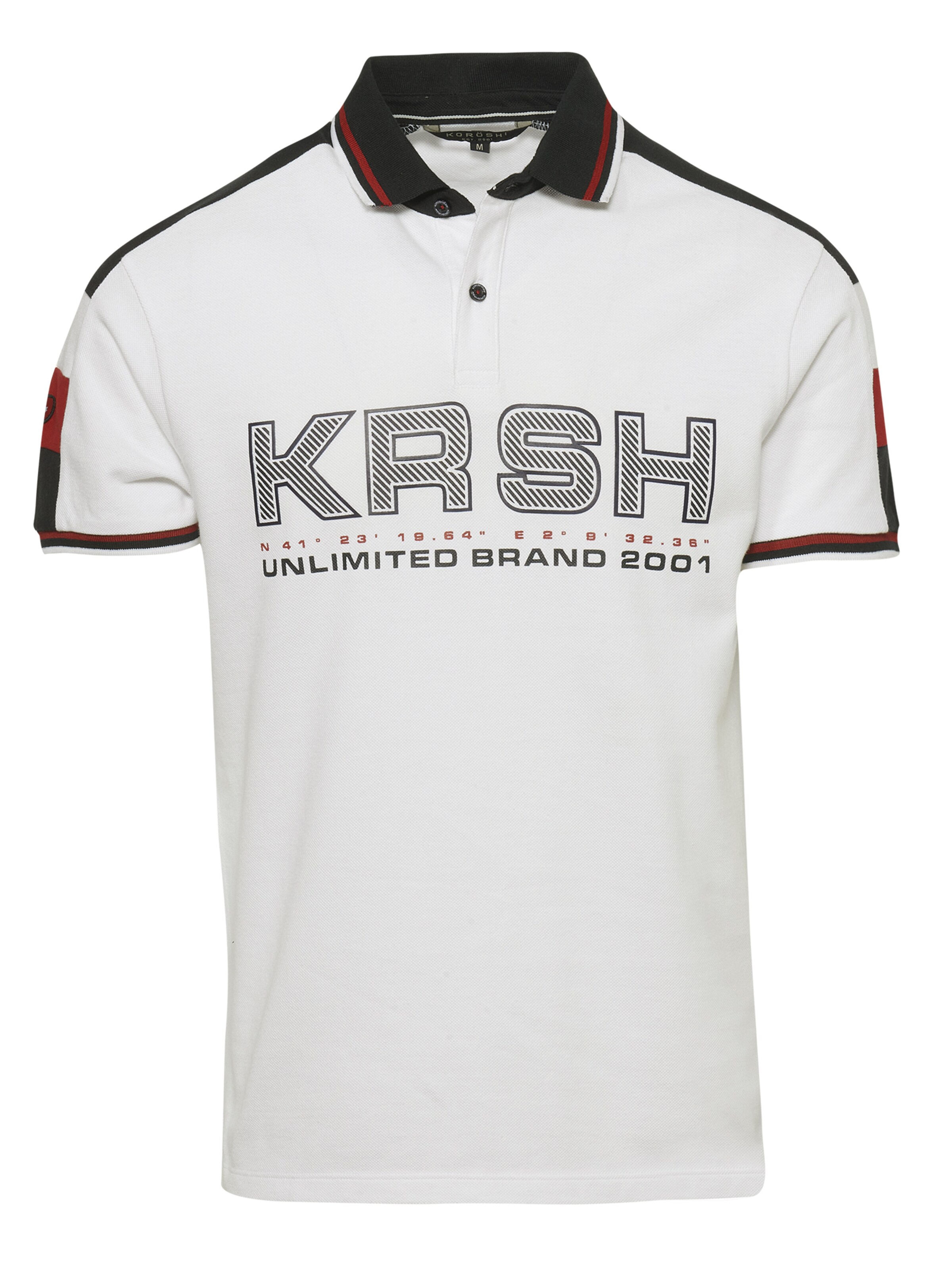 KOROSHI Μπλουζάκι σε λευκό: μπροστά