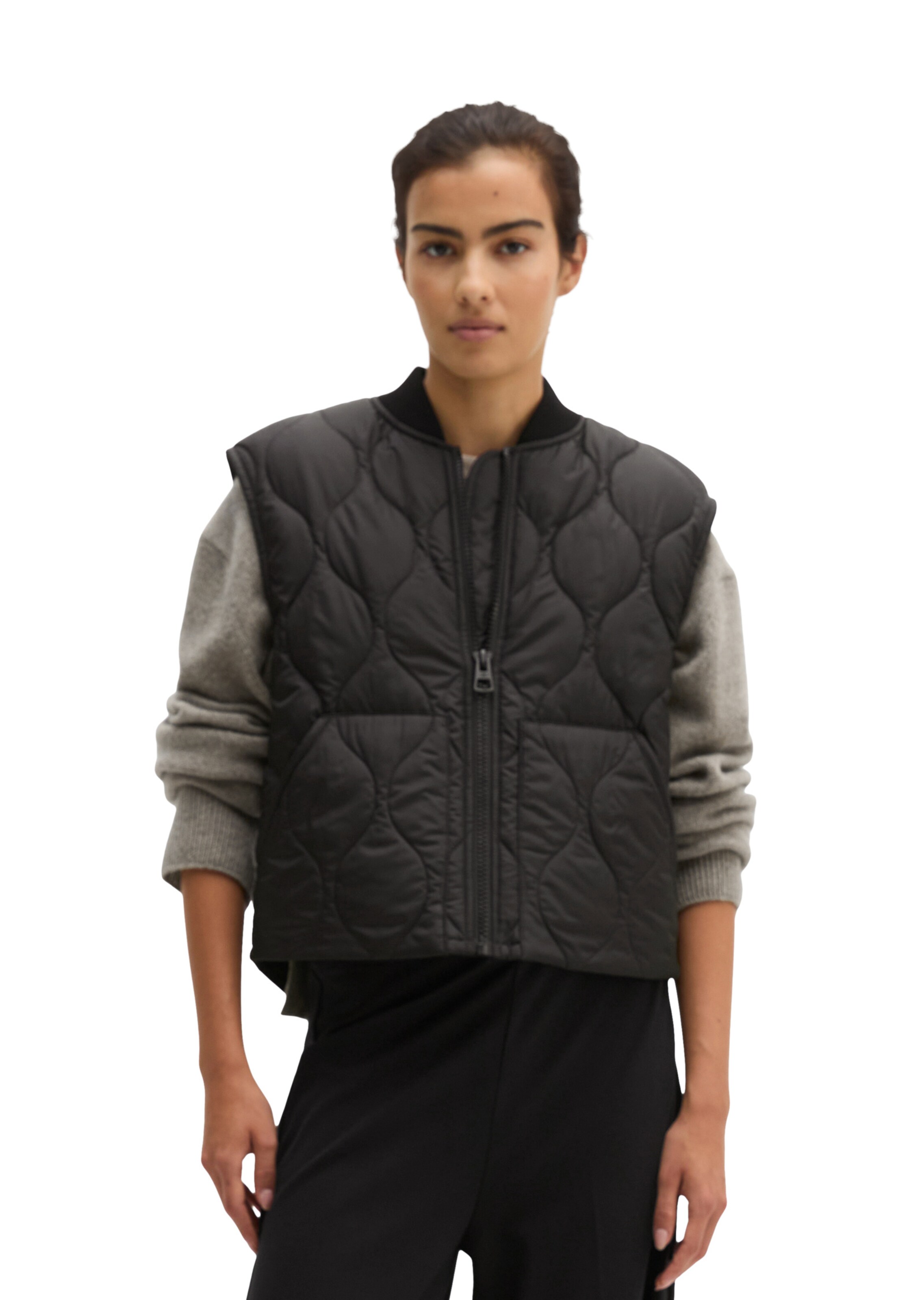 Gilet 'MOP x Function' Marc O'Polo en noir : devant