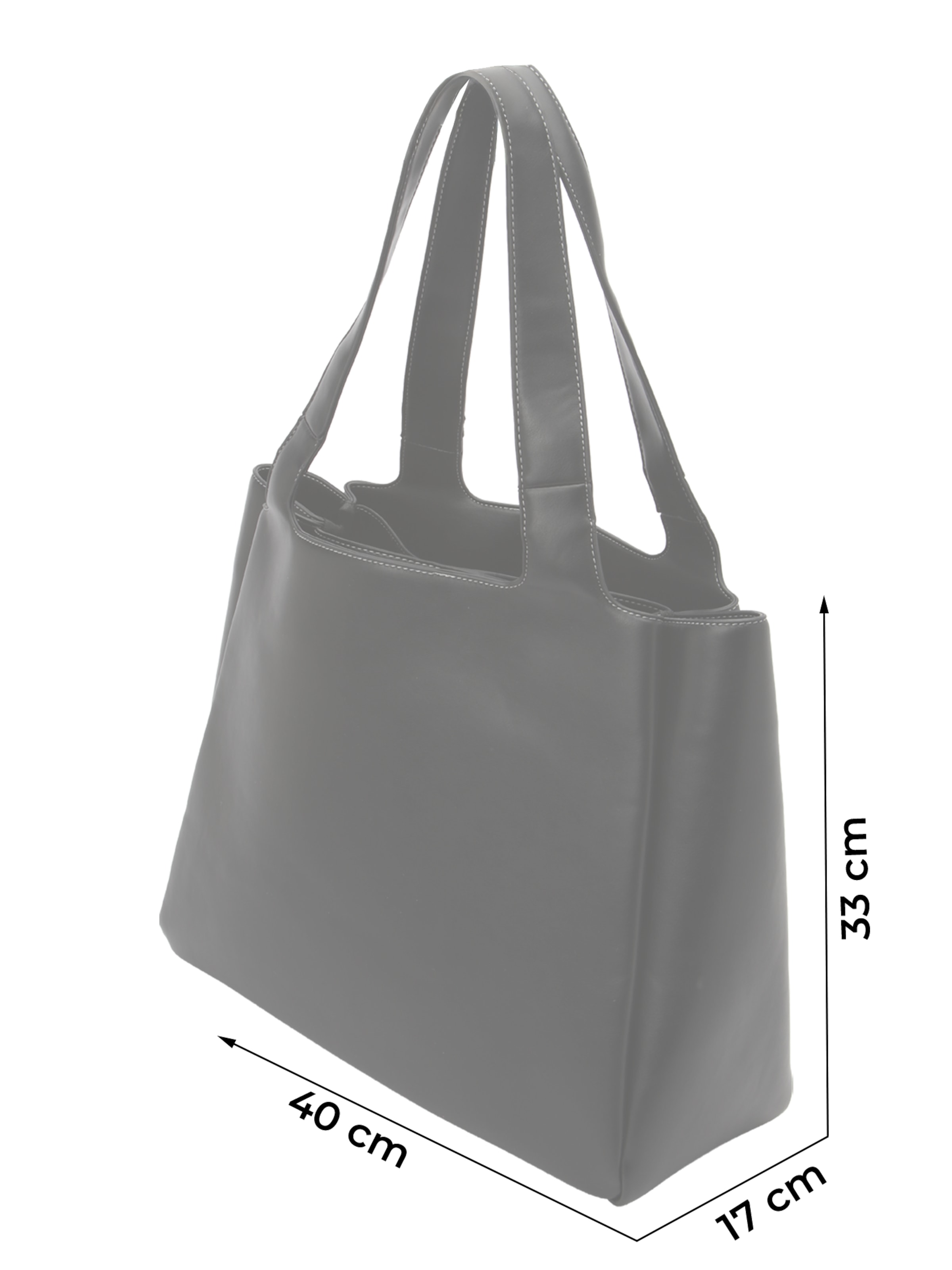 19V69 ITALIA Shopper 'Ortensia' - Čierna