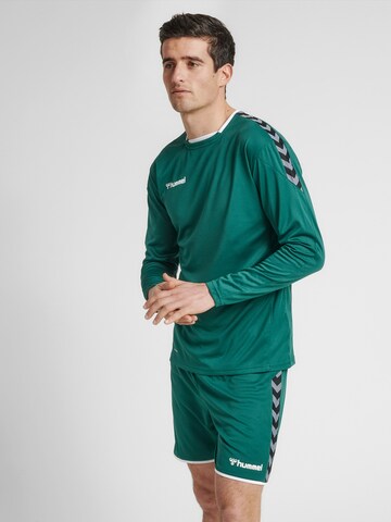 Hummel Functioneel shirt 'Authentic' in Groen: voorkant