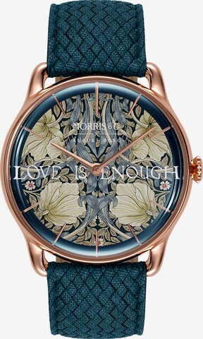 August Berg Analoog horloge 'MORRIS & CO' in Blauw: voorkant