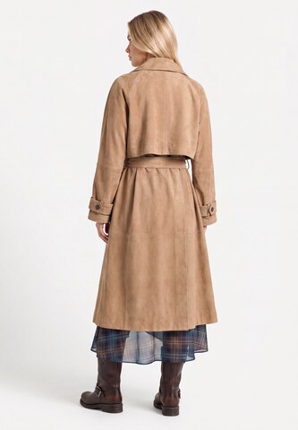 Manteau mi-saison DreiMaster PREMIUM en marron
