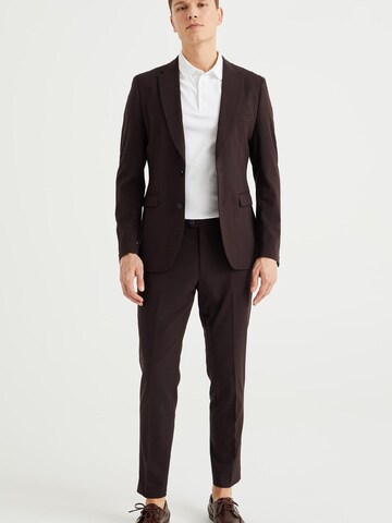 Slim fit Sacou Business de la WE Fashion pe maro