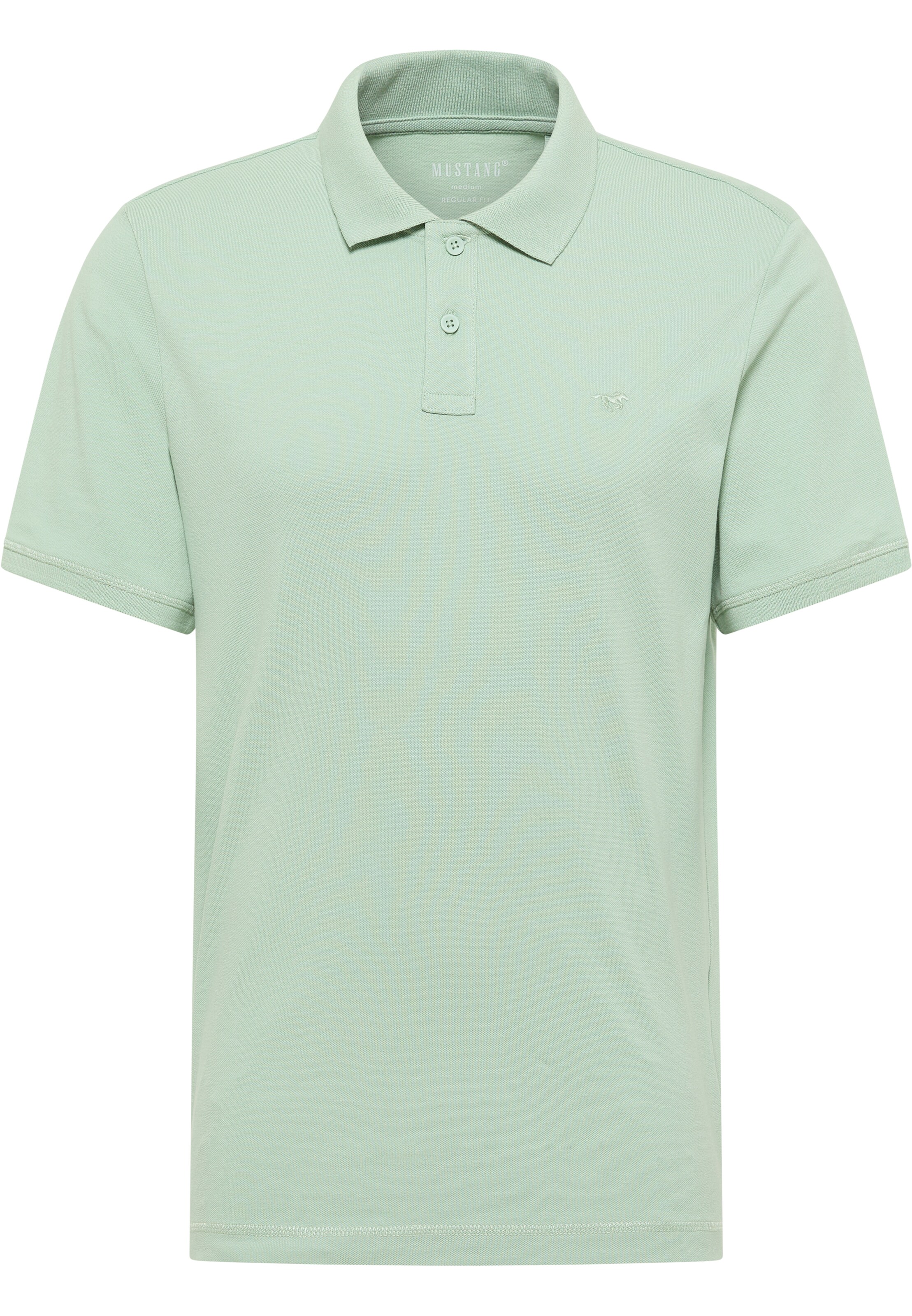 MUSTANG Μπλουζάκι 'PALCO' σε πράσινο: μπροστά