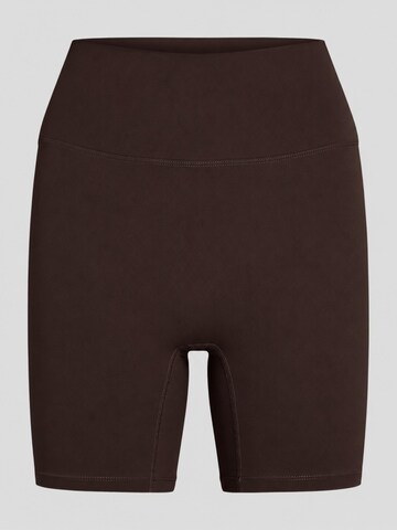 YO-GAYA Skinny Leggings in Bruin: voorkant