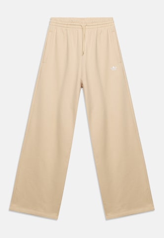 ADIDAS ORIGINALS Широкий Штаны в Бежевый: спереди