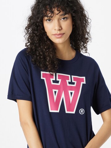 WOOD WOOD T-Shirt 'Fia' in Blau