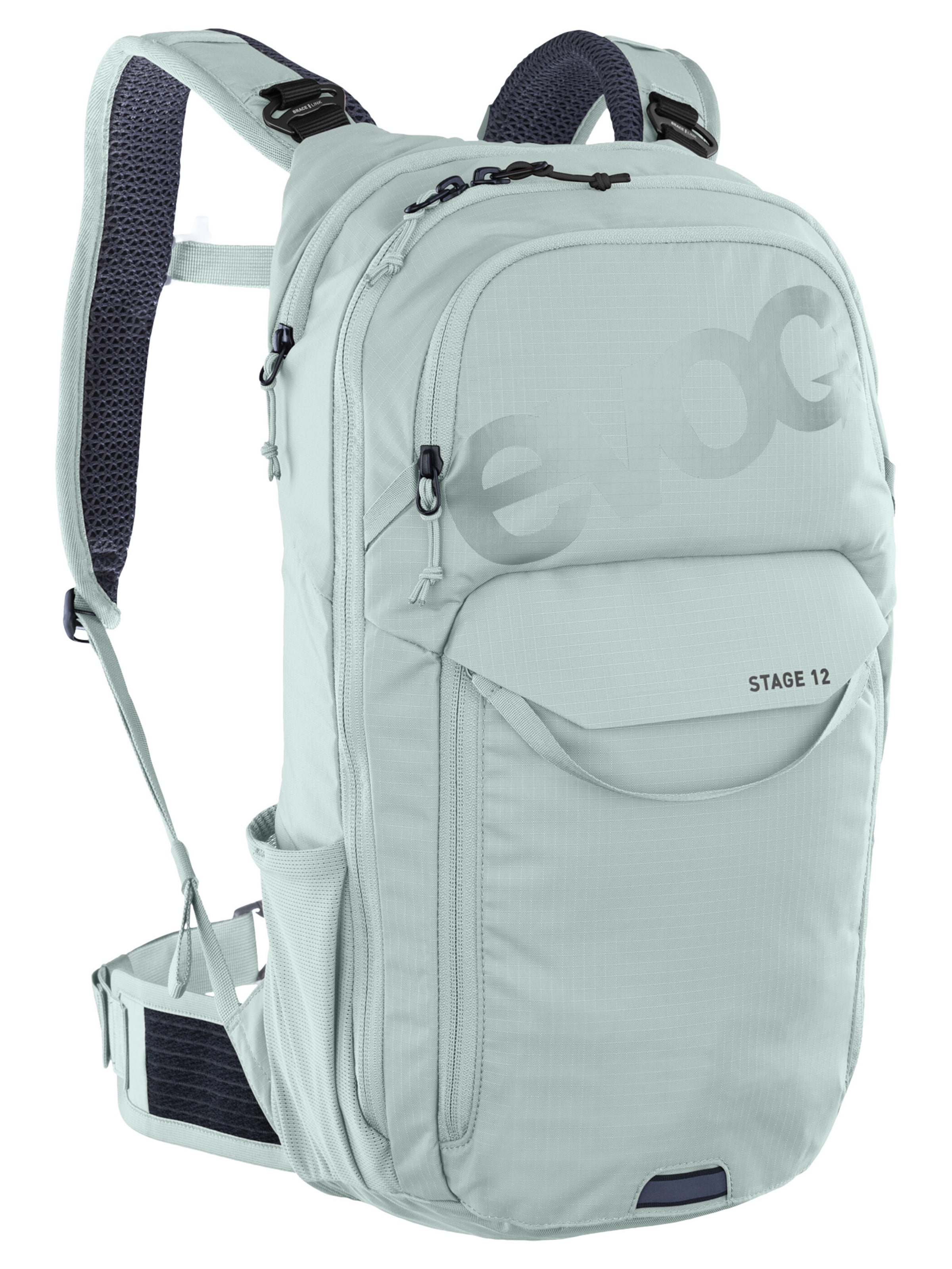 EVOC Rucksack 'STAGE 12' in Grün: Vorderseite