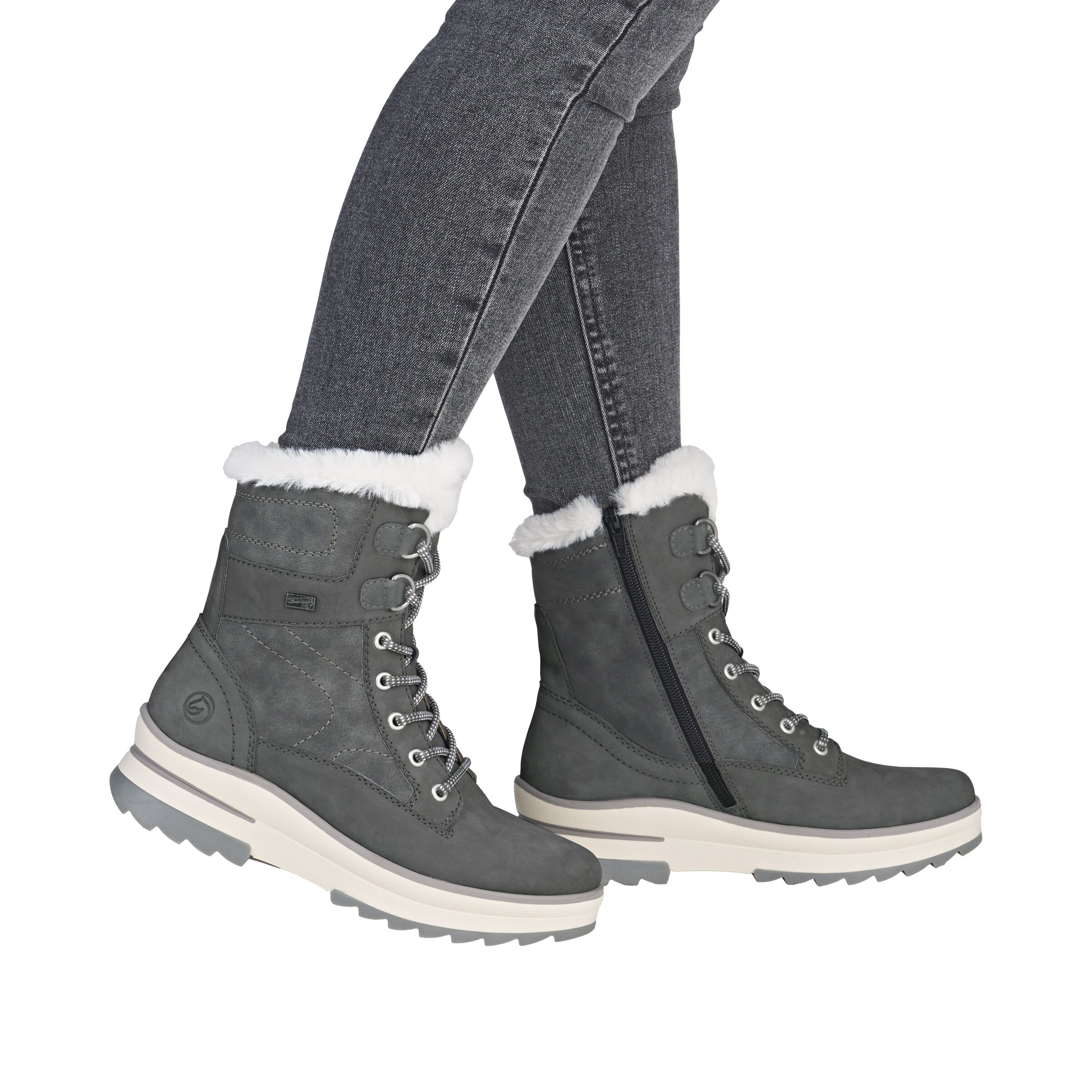 REMONTE - Botim com fivela em cinzento