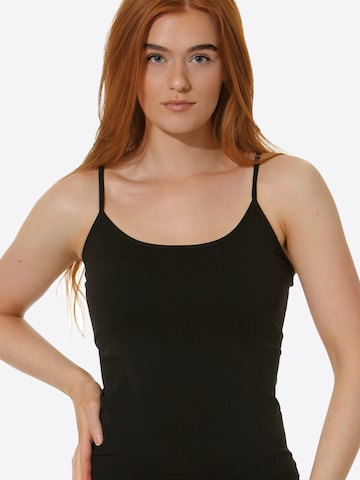 Maillot de corps Yenita en noir : devant