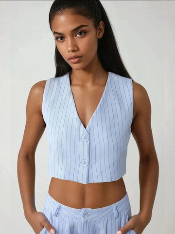 Hiccup Vest in Blue: front
