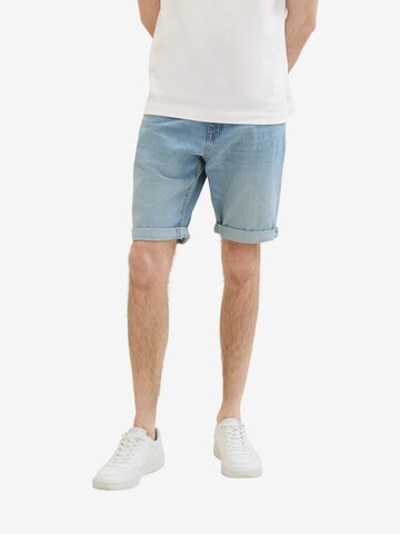 TOM TAILOR Regular Shorts 'Josh' in Blau: predná strana