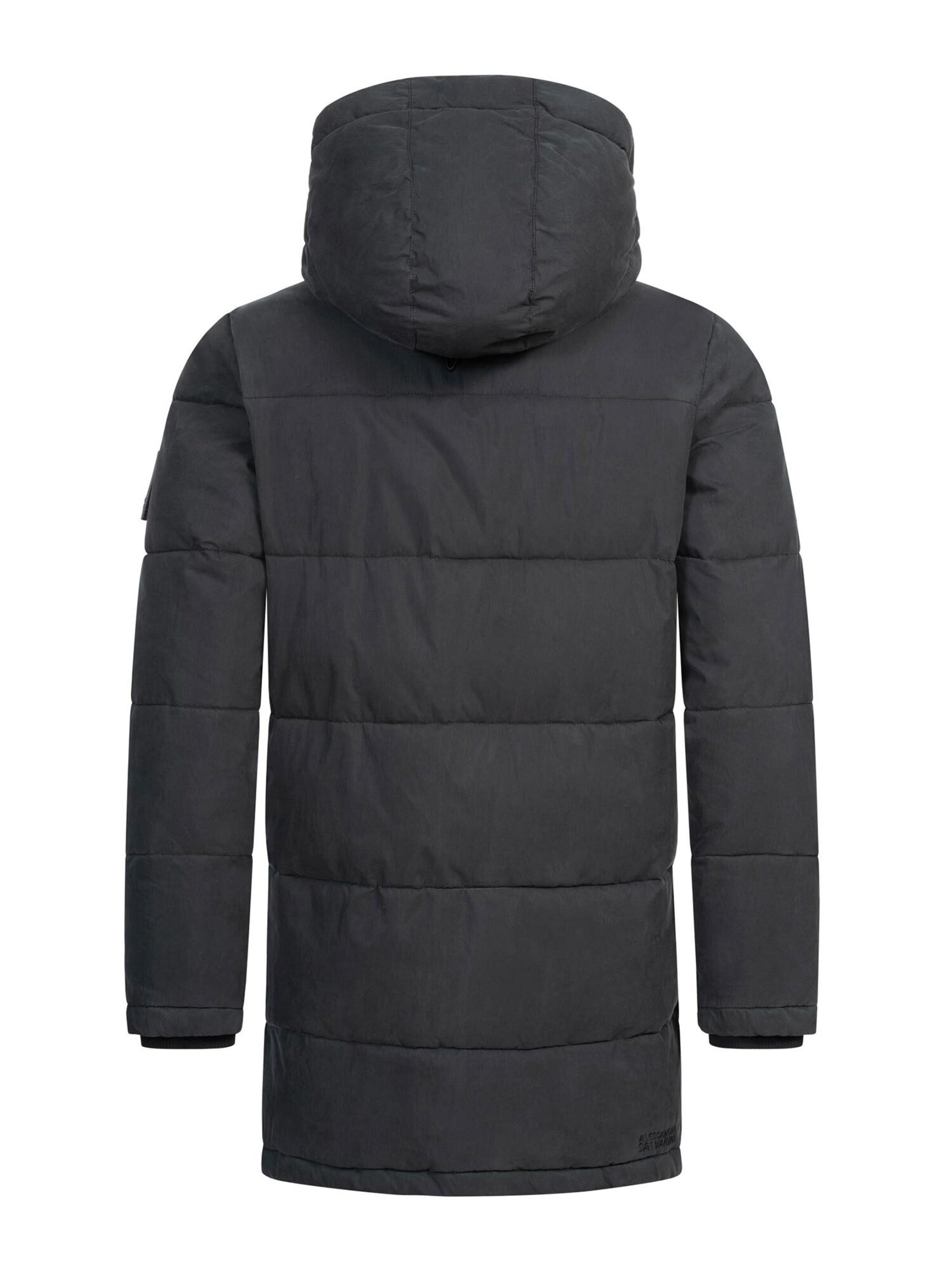 Alessandro Salvarini Winter jacket 'AS458' in Black