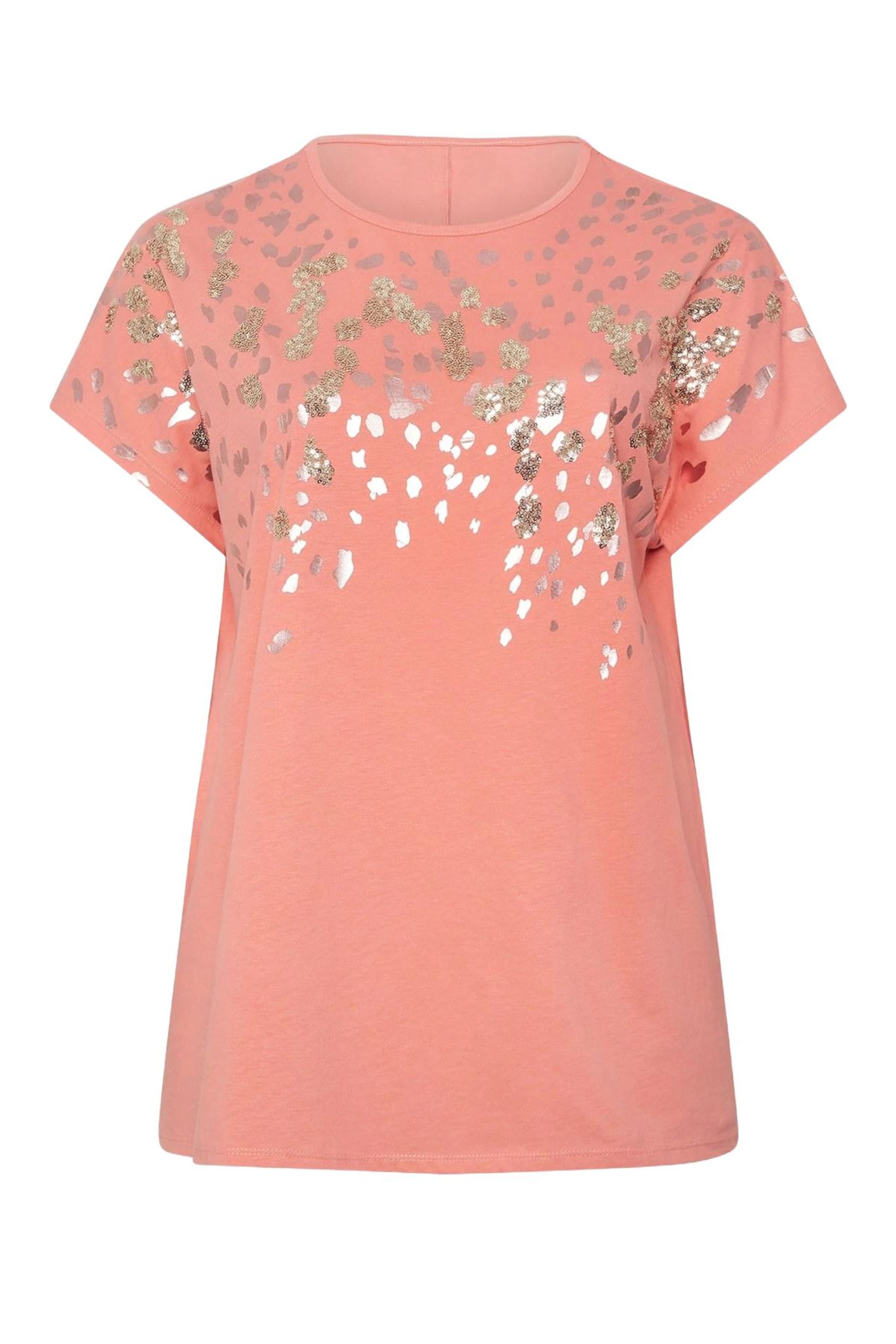 Shape Of You Shirt in Oranje: voorkant
