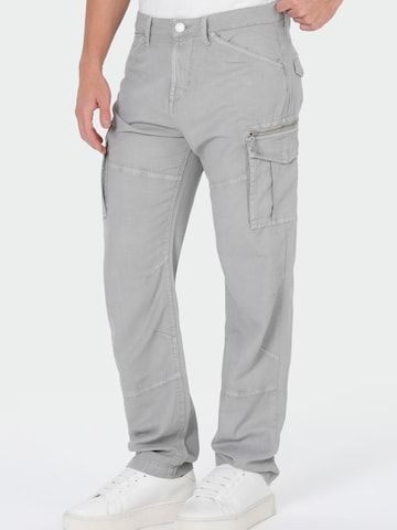 M.O.D MIRACLE OF DENIM Tapered Cargobukser i grå