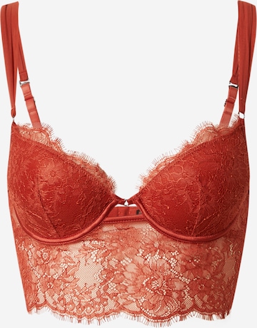 Women' Secret - Bustier Sujetador en naranja: frente