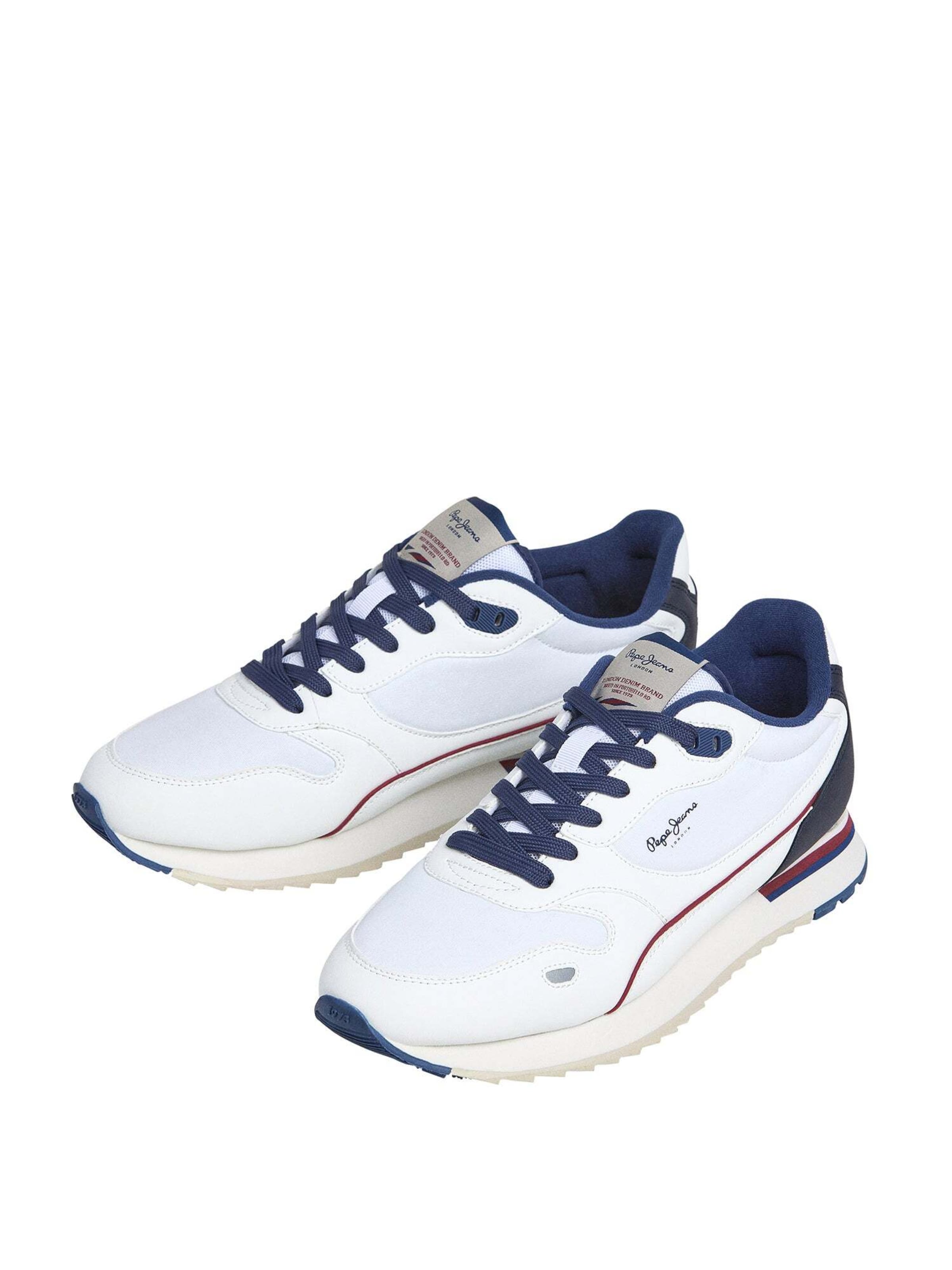 Baskets basses 'Bexley South' Pepe Jeans en blanc