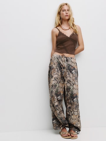 Pull&Bear Toppi 'PACIFIC' värissä ruskea