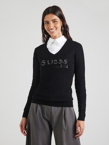 GUESS - Jersey 'SAYLOR' en negro: frente