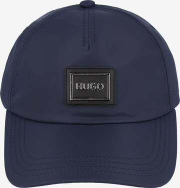 Casquette HUGO Red en bleu : devant