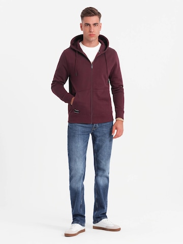 Ombre Sweatvest 'OM-SSBZ-0160' in Rood
