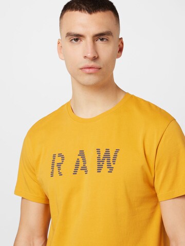 G-Star RAW Tričko – žlutá