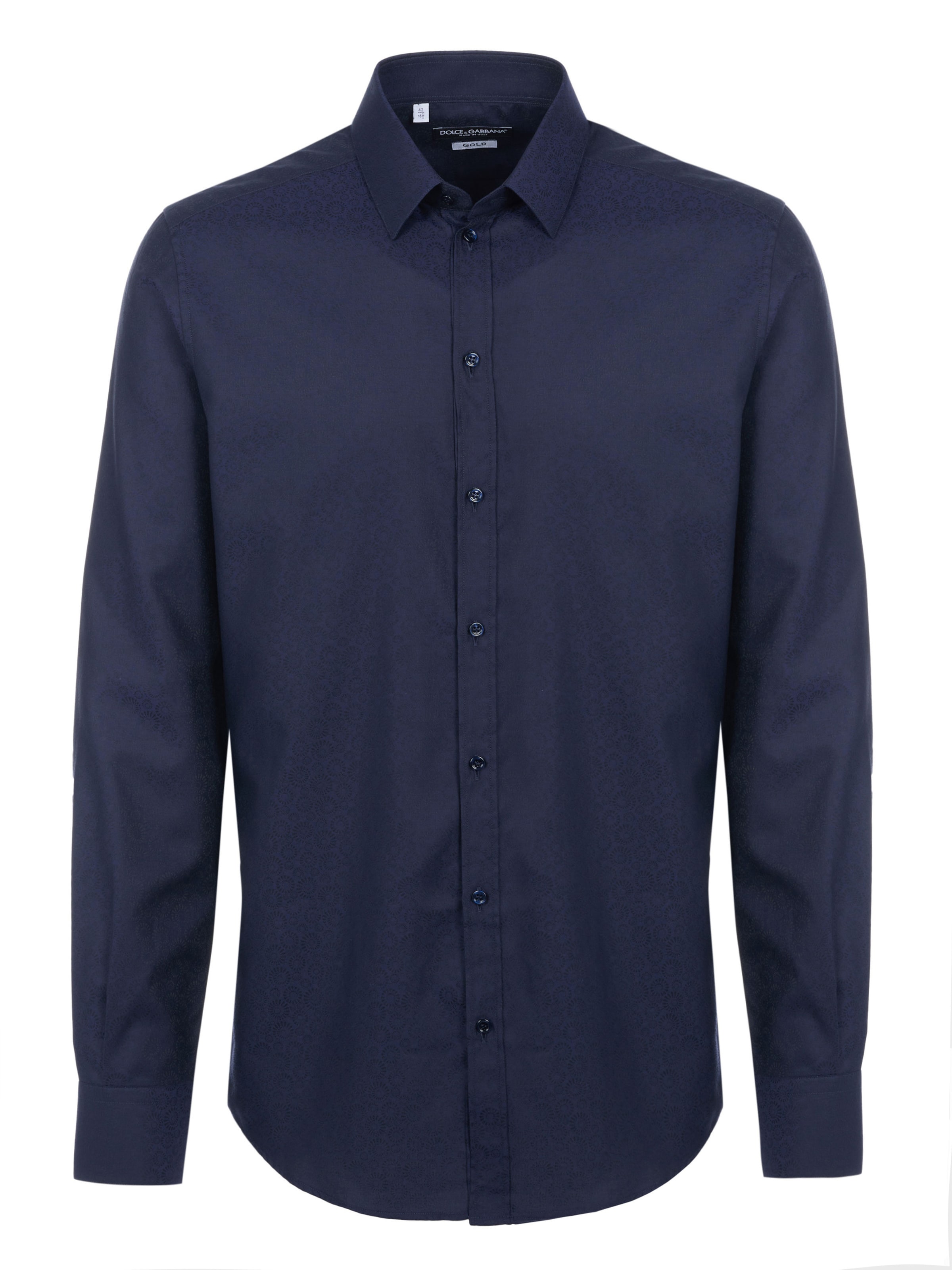 DOLCE & GABBANA Button Up Shirt in L-XL in Blue, Item view
