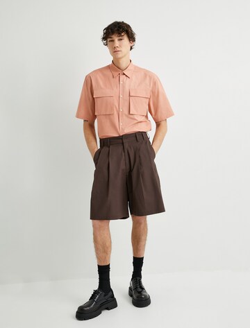 Koton Comfort fit Button Up Shirt in Orange