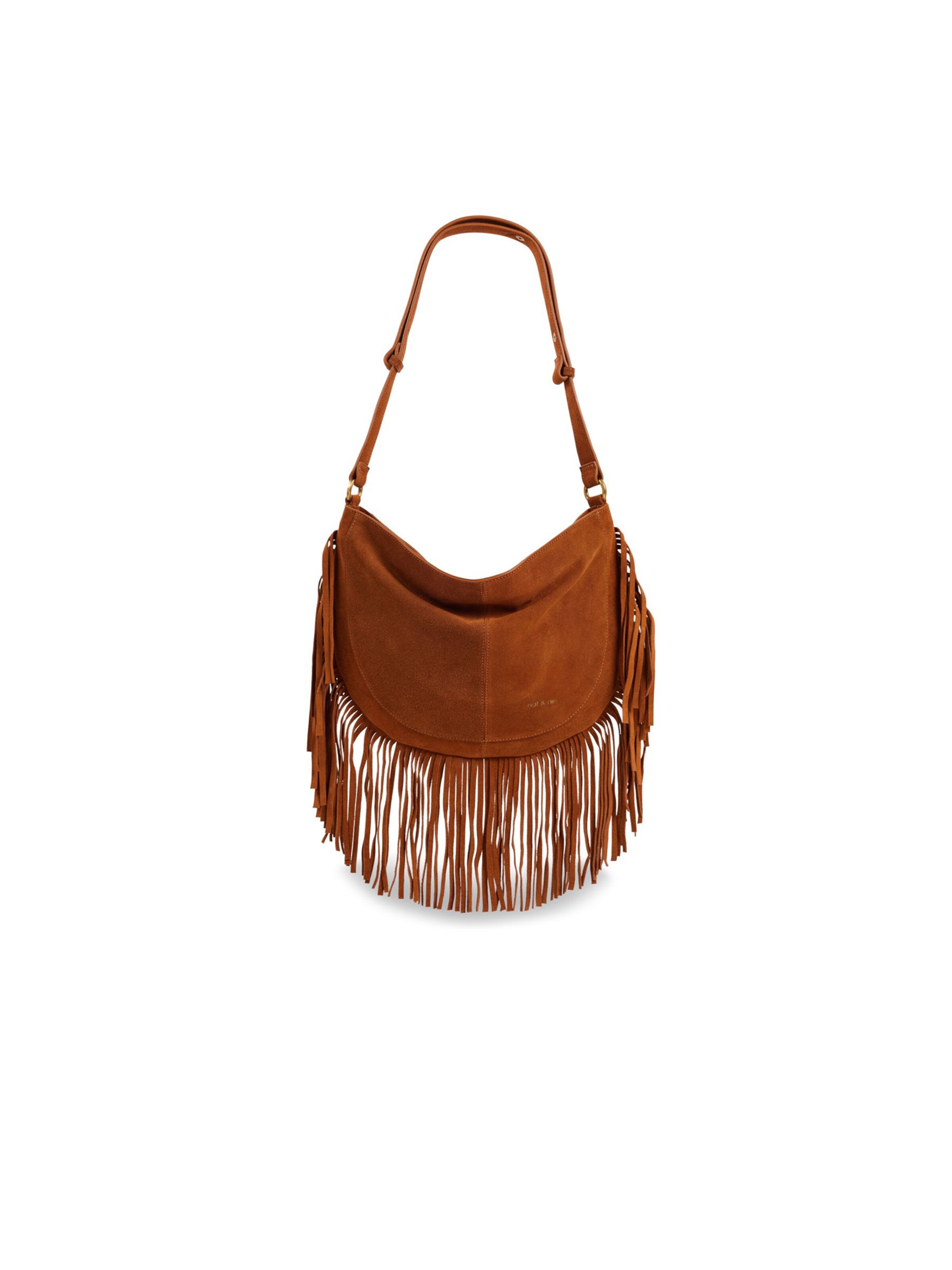 Nat&Nin - Bolso de mano en marrón: frente