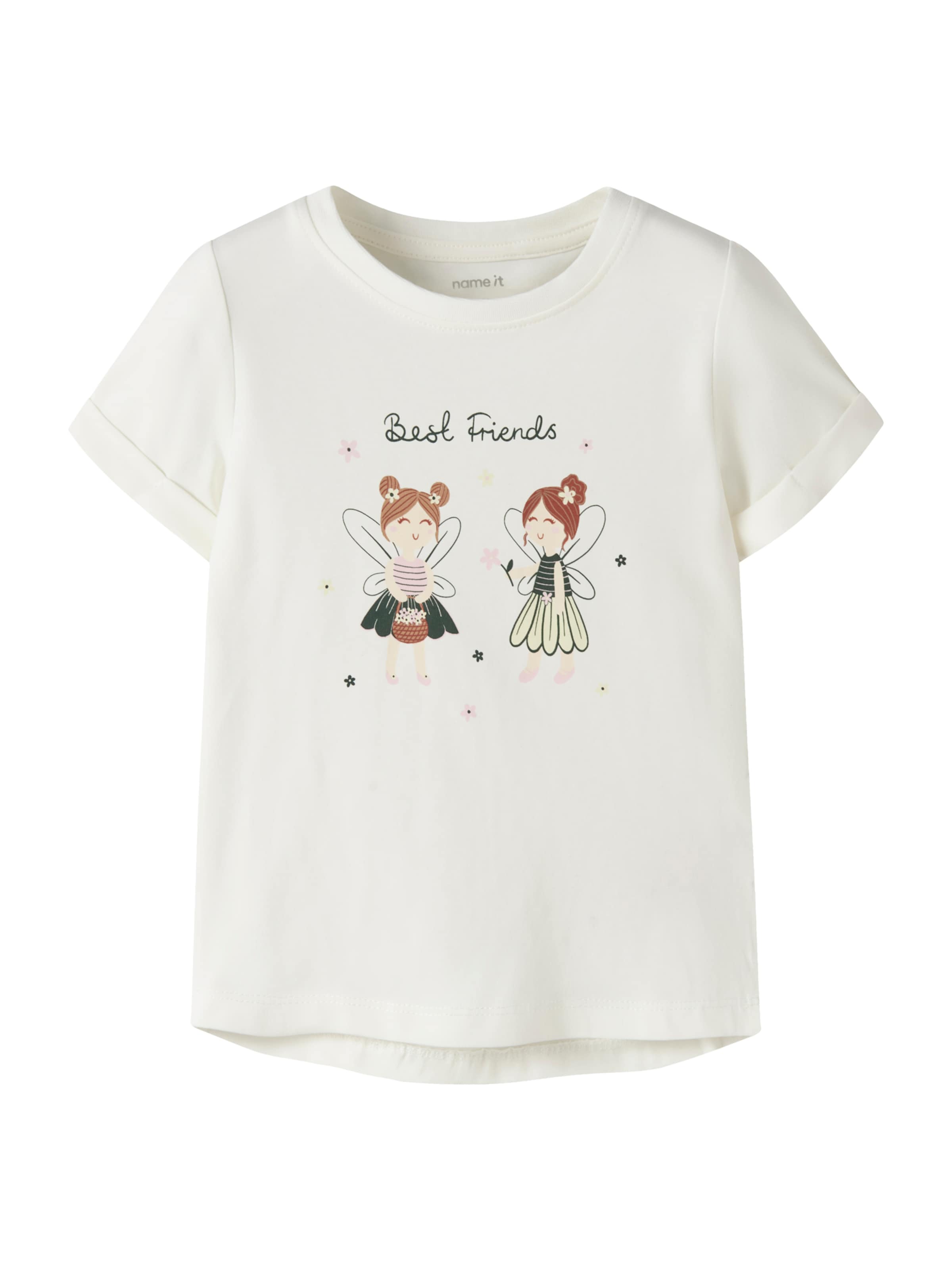 NAME IT Футболка 'NMFVIX' в Белый: спереди