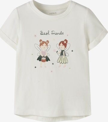 NAME IT Футболка 'NMFVIX' в Белый: спереди